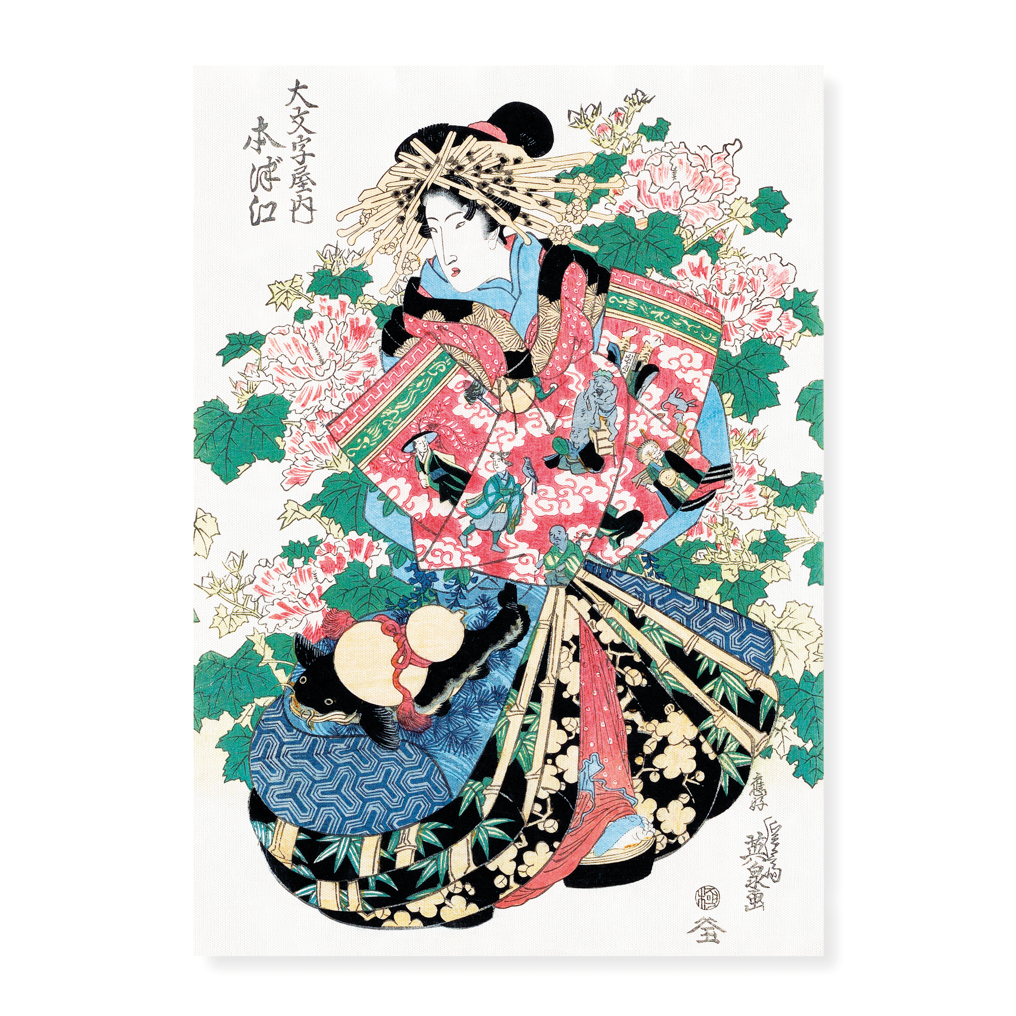 Japanese figures Art-prints