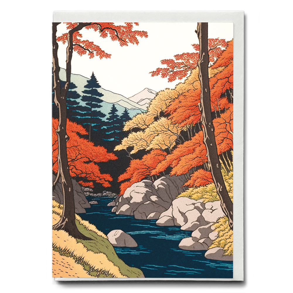 Japanese Landscape Greeting Cards