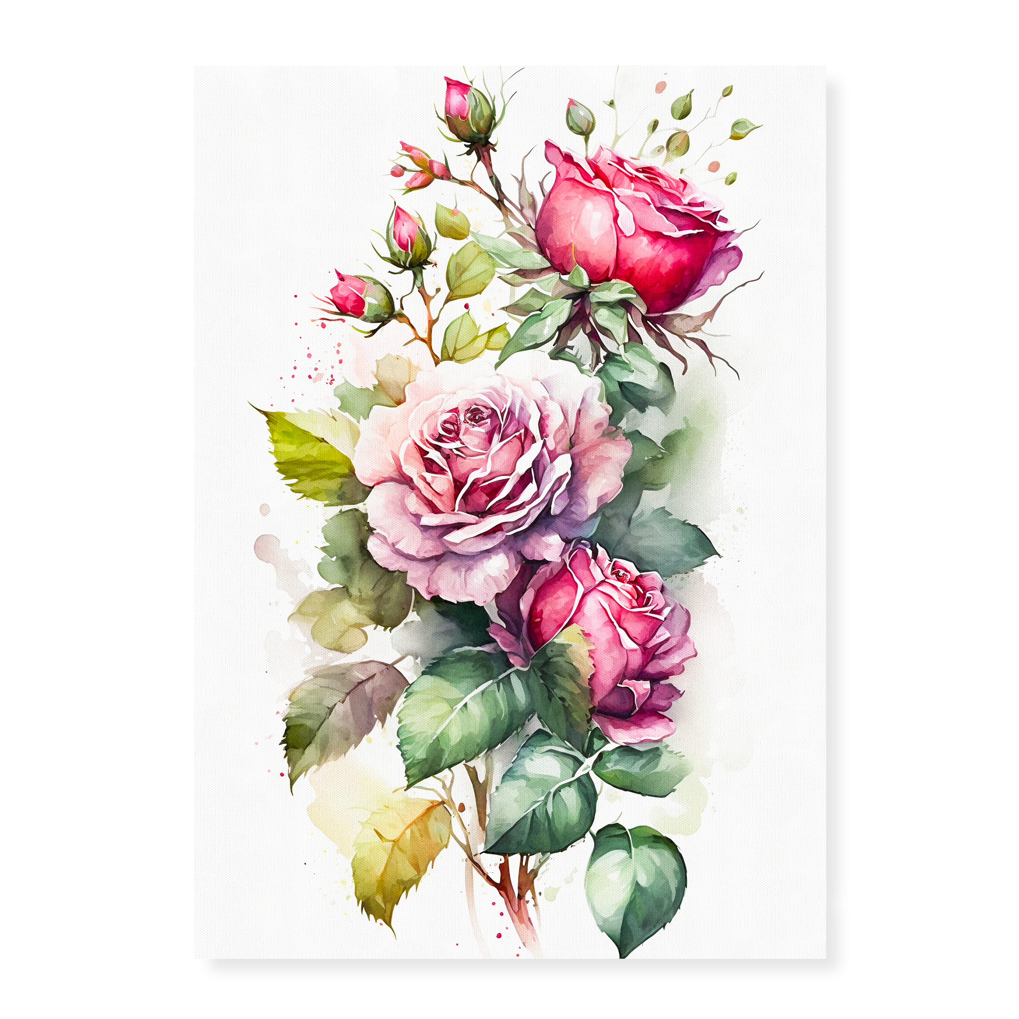 watercolour Flowers Art-prints