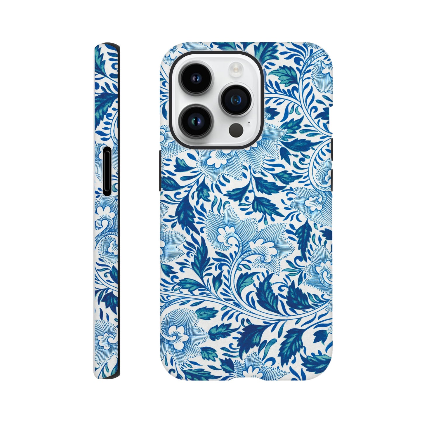 Flower illustration of Chinese Ornament by Owen Jones - Phone case sturdy