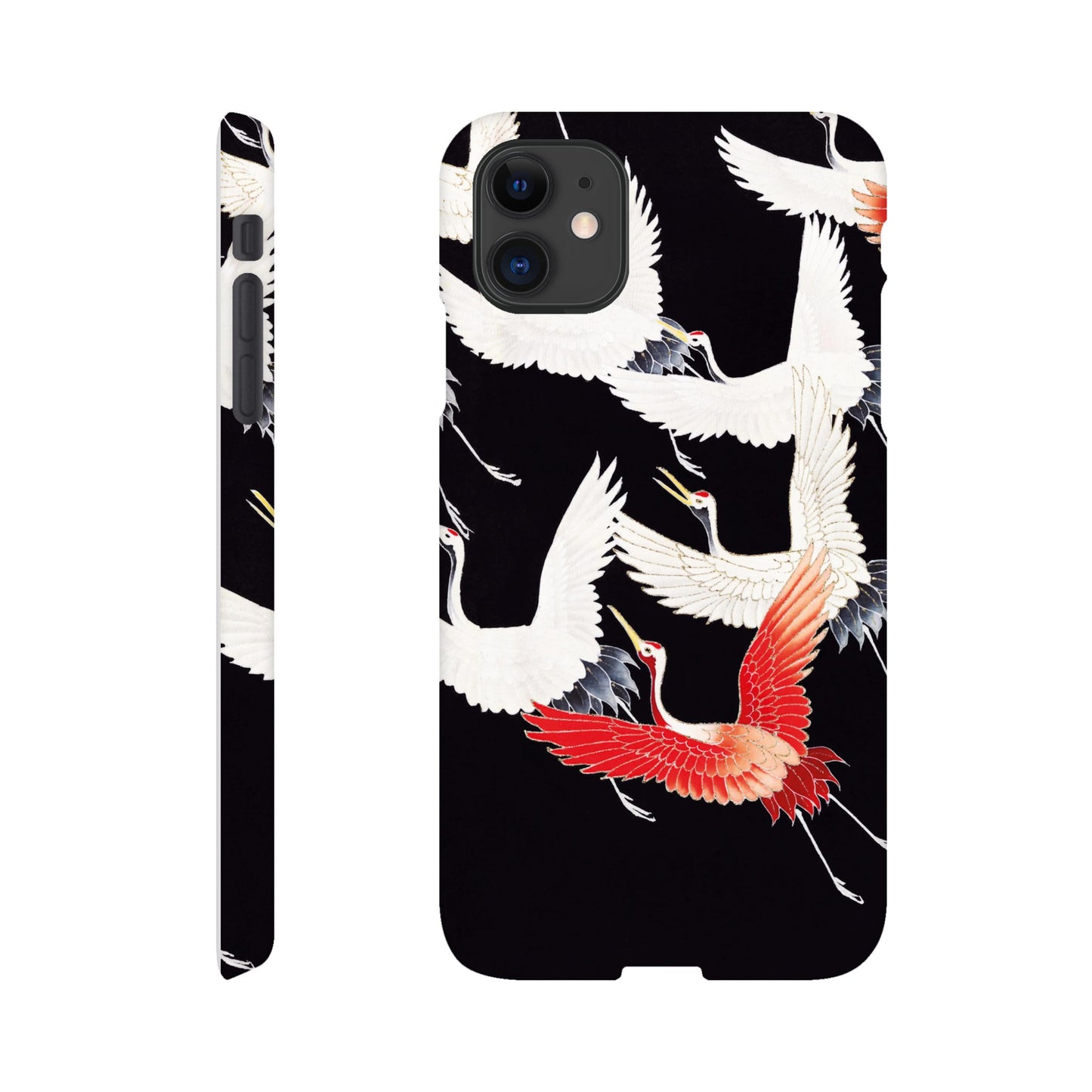 Furisode with a Myriad of Flying Cranes - Phone Case