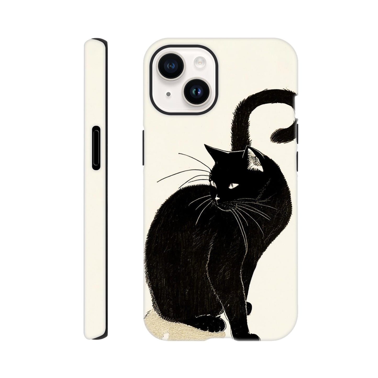 Black cat - Phone Case Sturdy