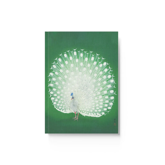 Peacock By Ohara Koson - Notebook