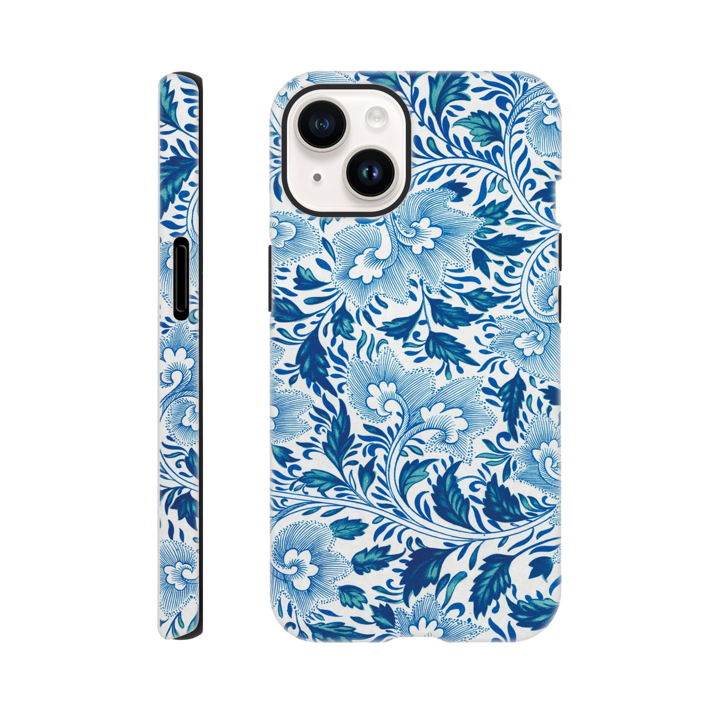 Flower illustration of Chinese Ornament by Owen Jones - Phone case sturdy