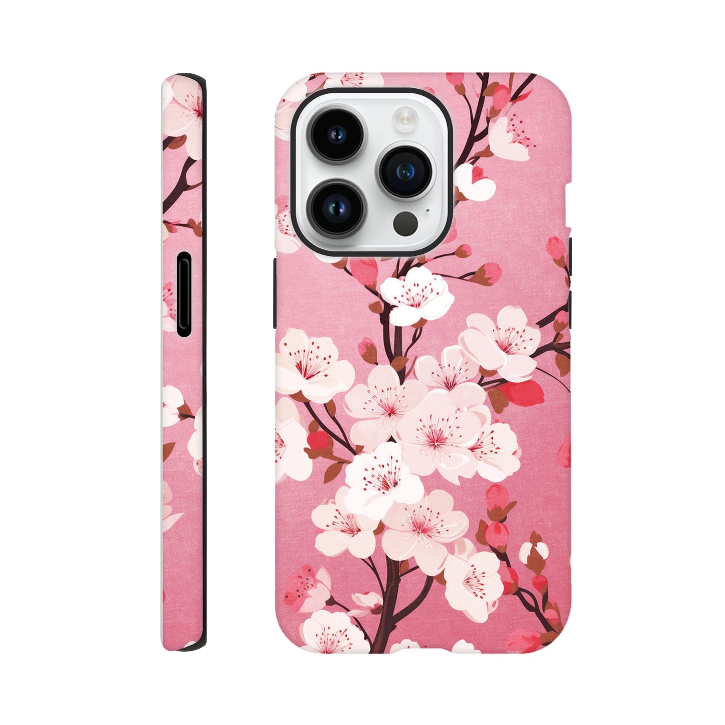 Branch pink blossom - Phone Case Sturdy