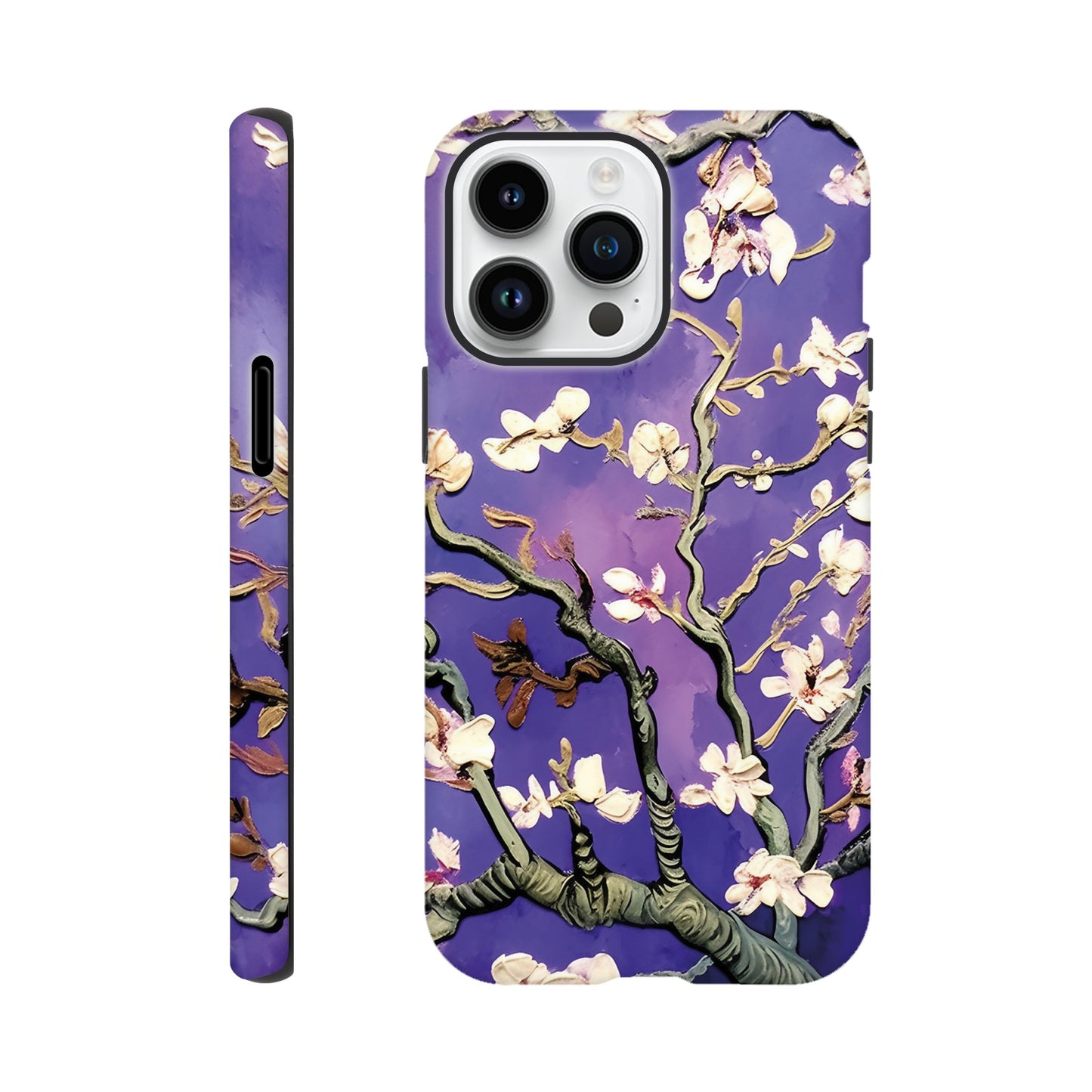 Almond blossom (Purple) By Vincent van Gogh - Phone case sturdy