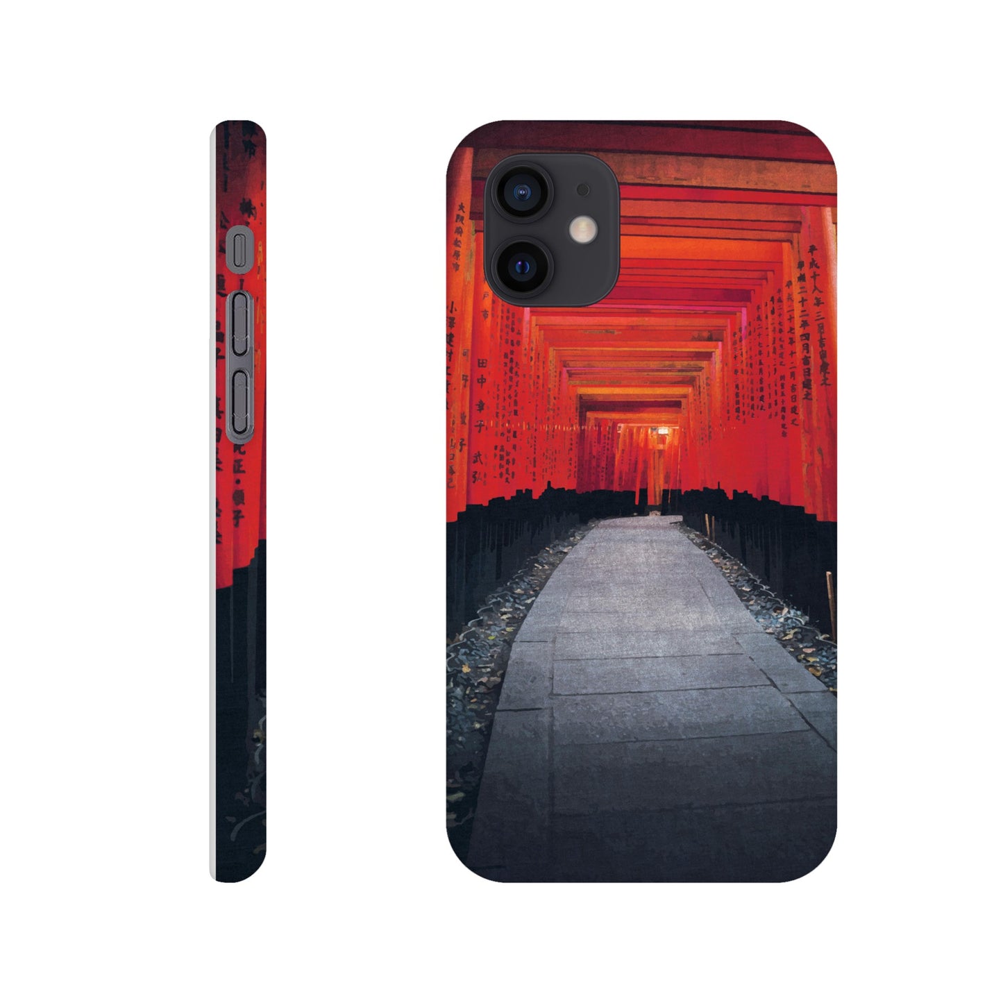 Fushimi Inari Shrine Gate In Kyoto Japanese Woodblock - Phone Case