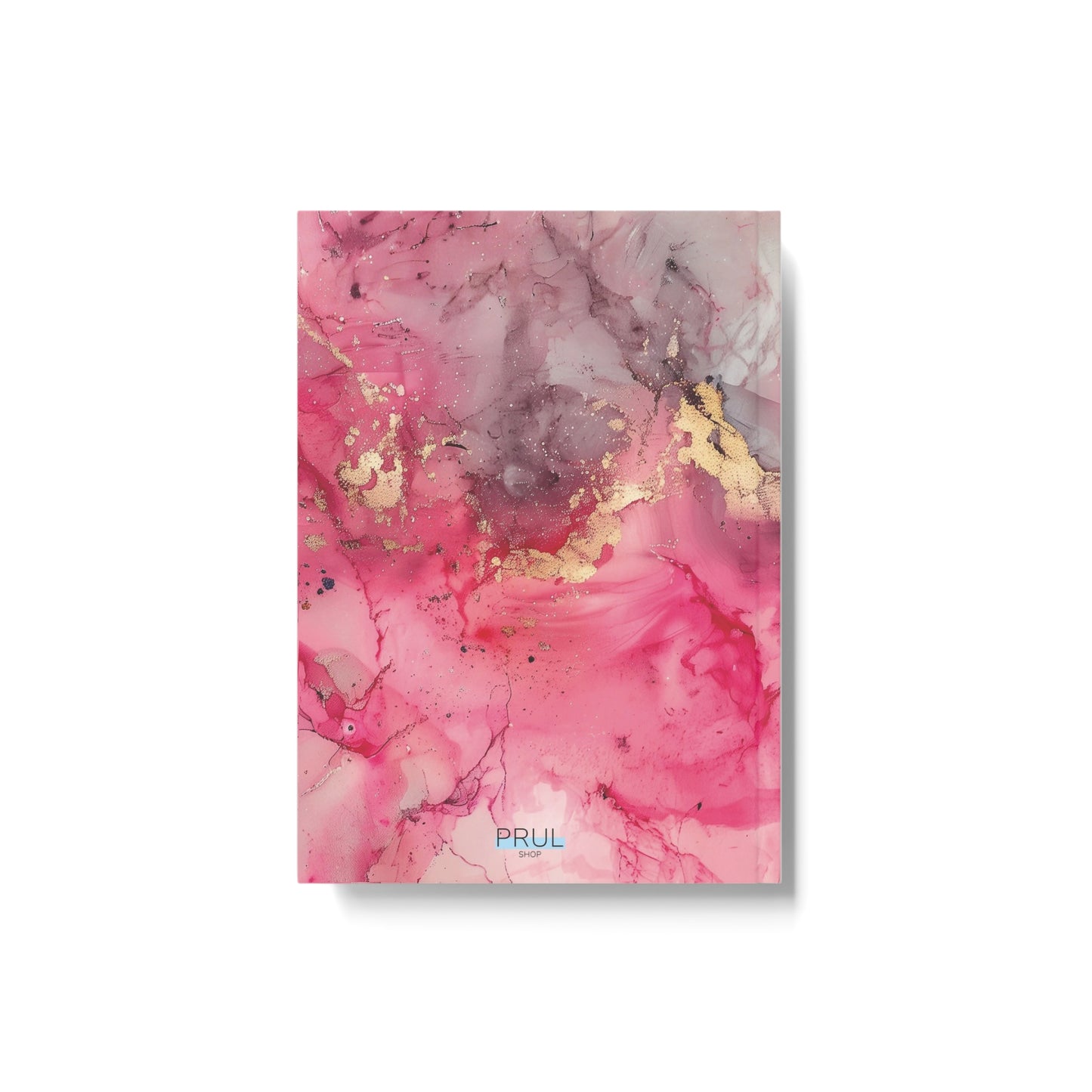 Pink Marble - Blank Notebook