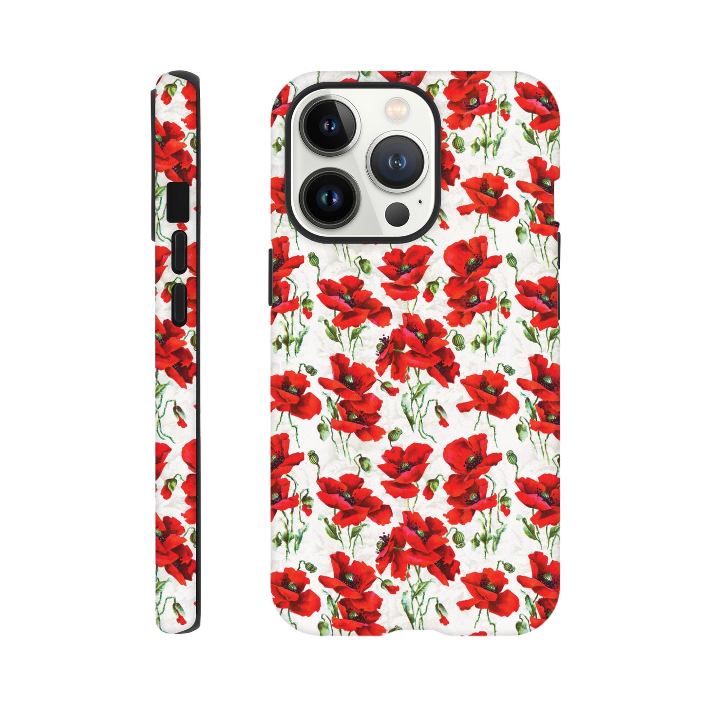 Red poppy design  - Phone case sturdy