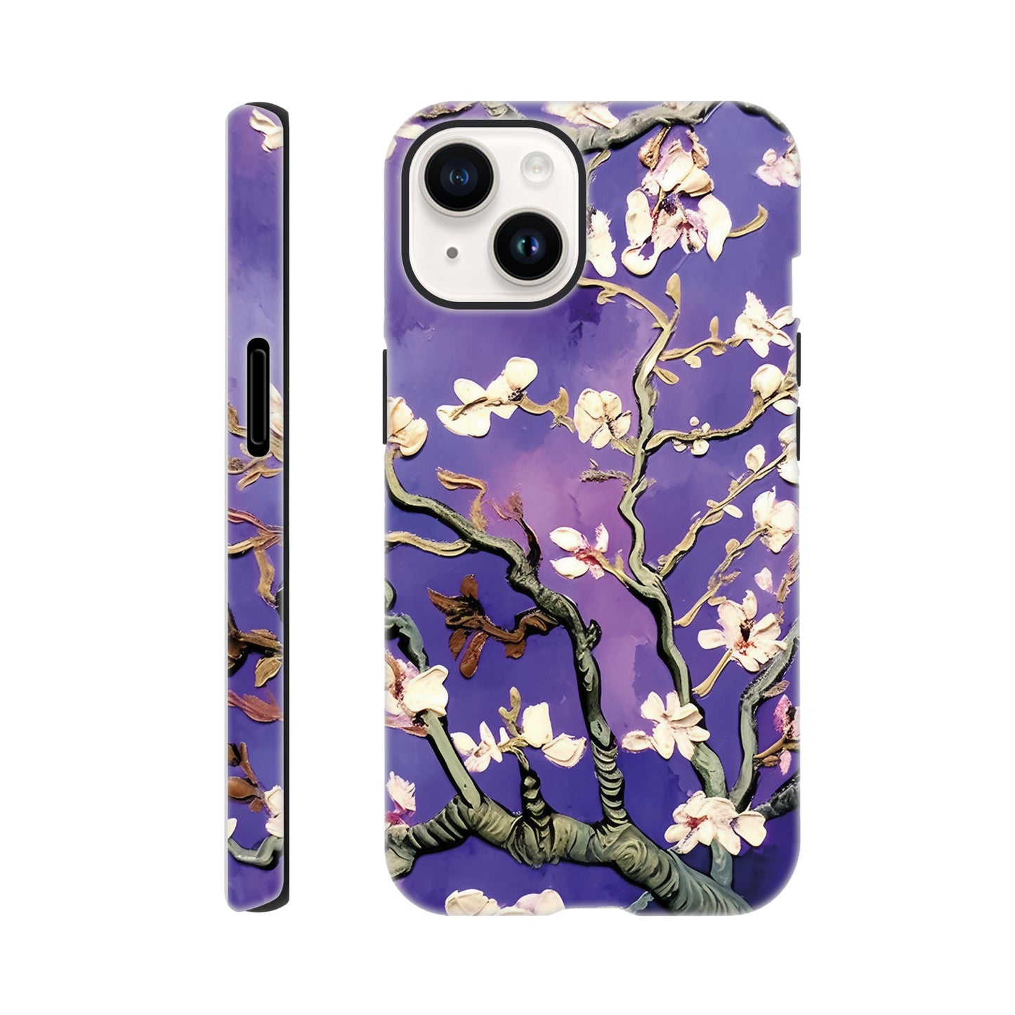 Almond blossom (Purple) By Vincent van Gogh - Phone case sturdy