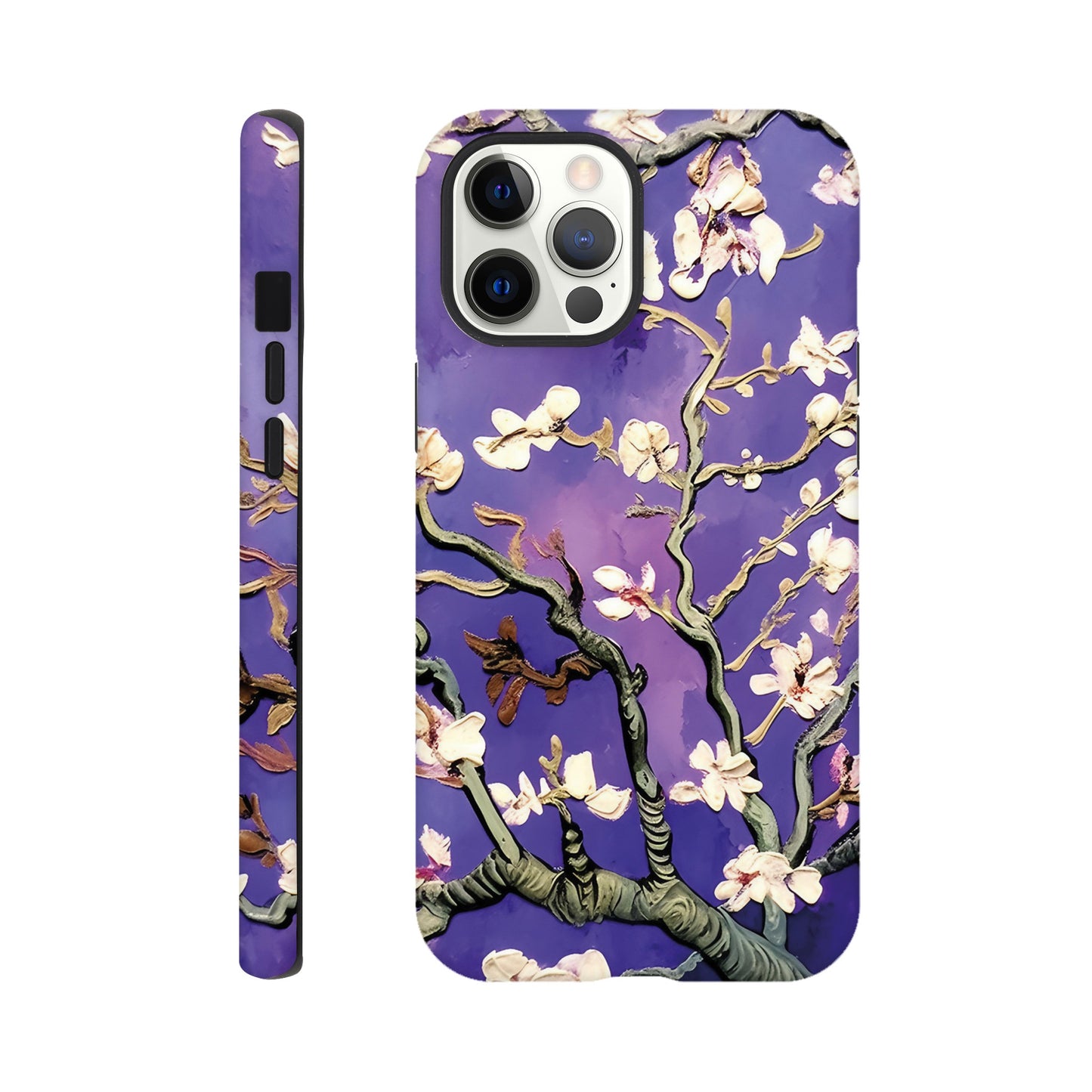 Almond blossom (Purple) By Vincent van Gogh - Phone case sturdy