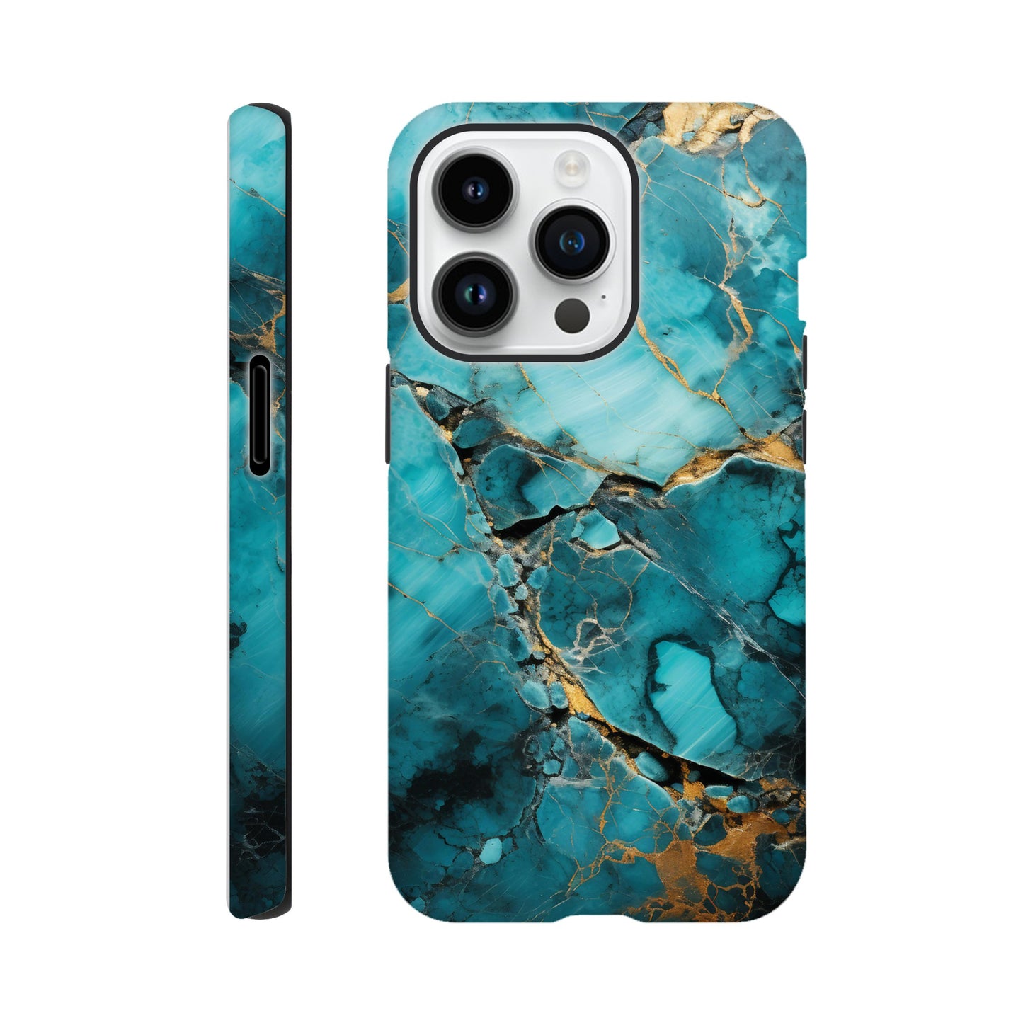 Turquoise Marble - Phone case sturdy