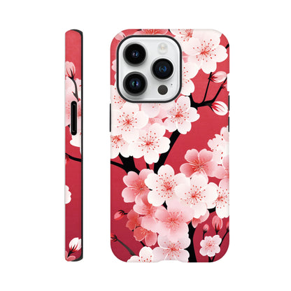 Pink Blossom branch - Phone Case Sturdy