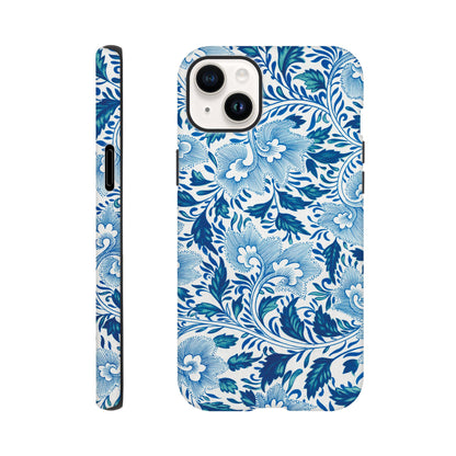 Flower illustration of Chinese Ornament by Owen Jones - Phone case sturdy