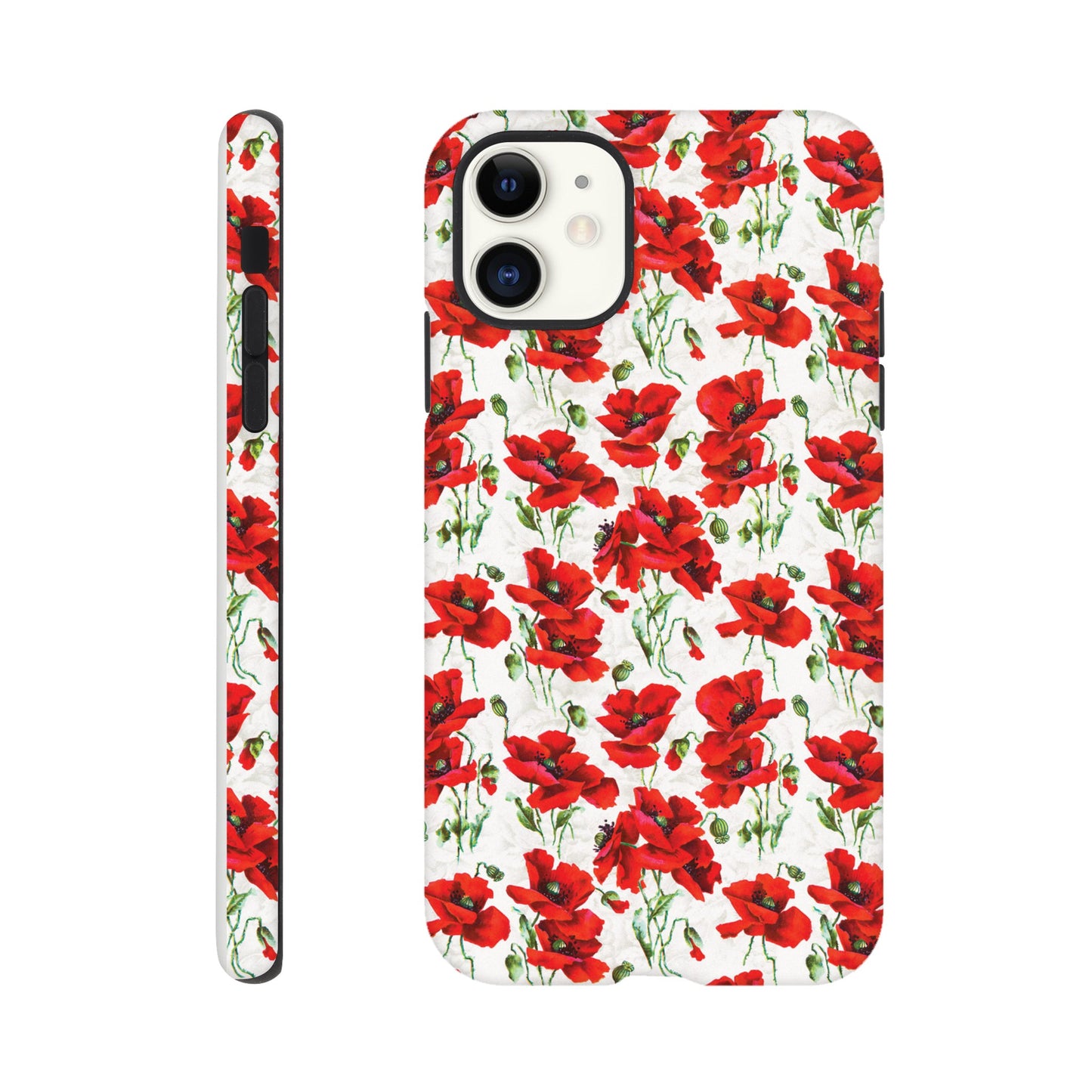 Red poppy design  - Phone case sturdy