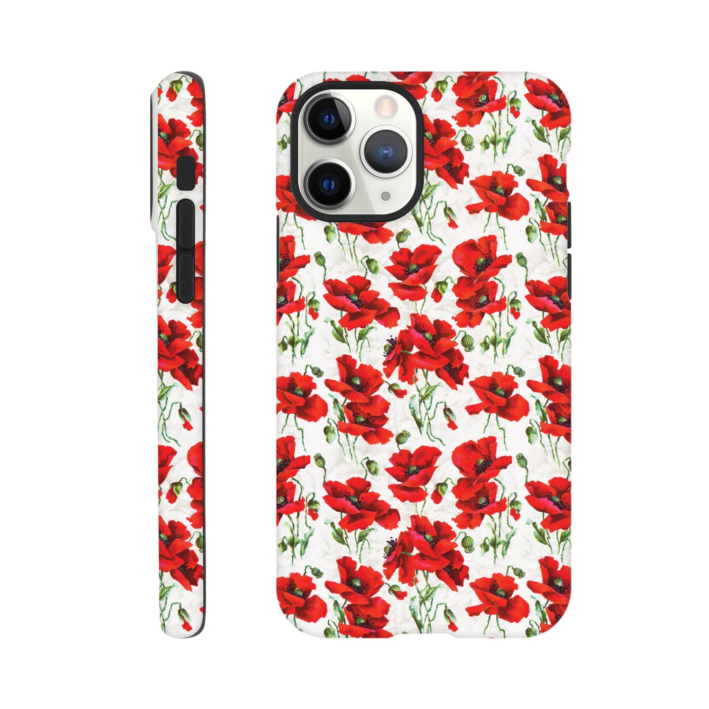 Red poppy design  - Phone case sturdy