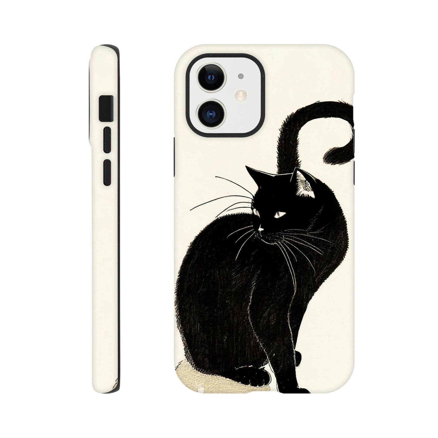 Black cat - Phone Case Sturdy