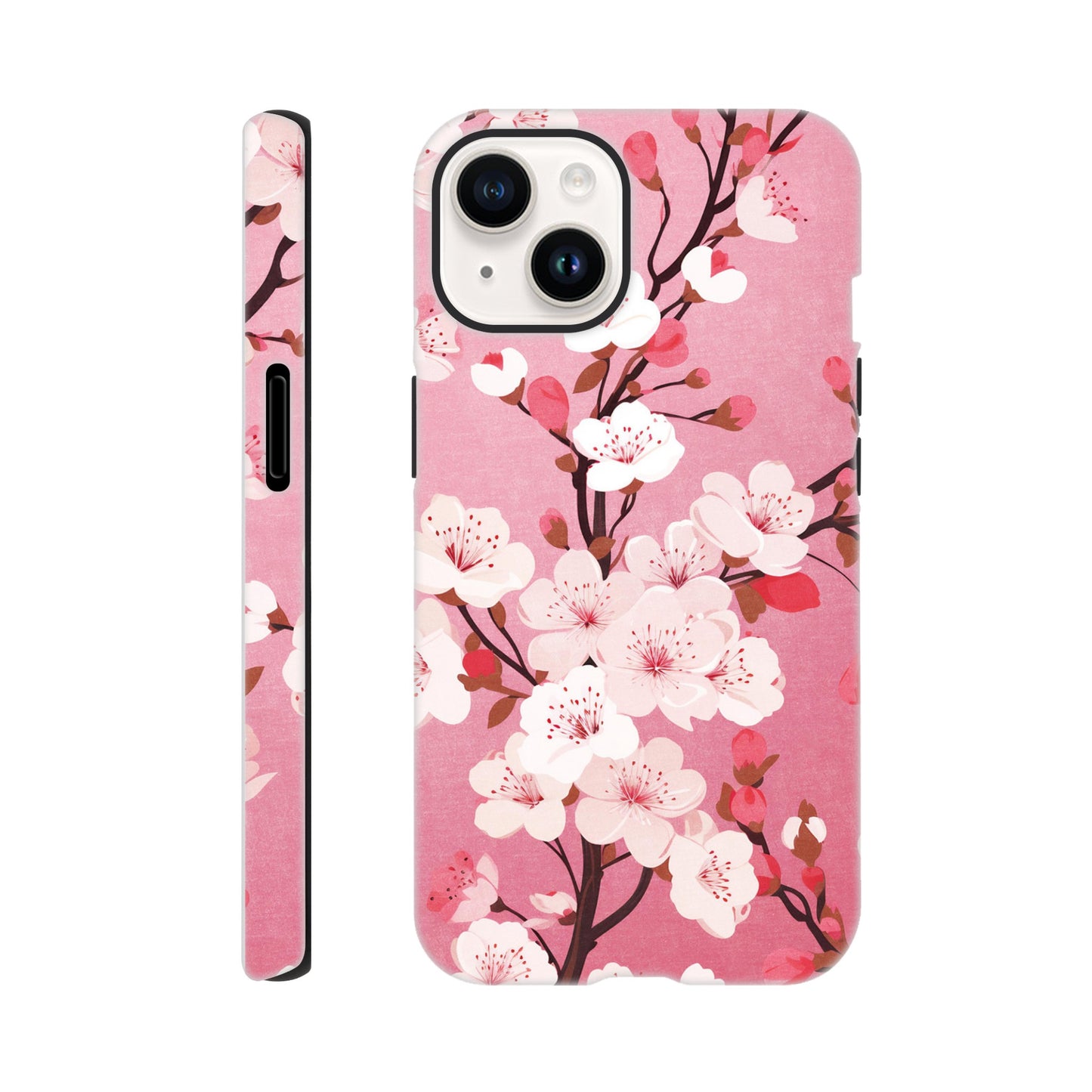 Branch pink blossom - Phone Case Sturdy