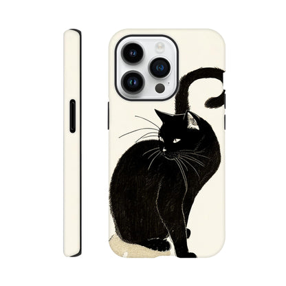 Black cat - Phone Case Sturdy