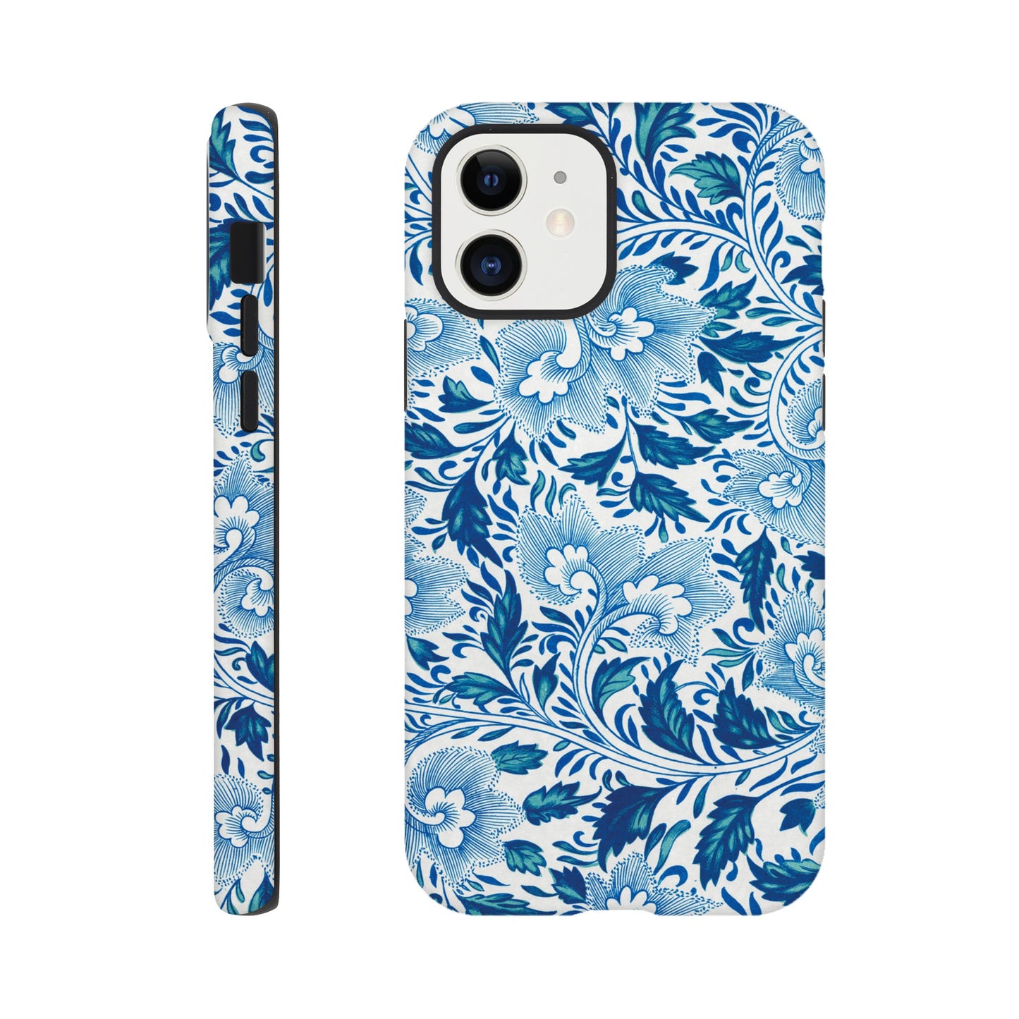 Flower illustration of Chinese Ornament by Owen Jones - Phone case sturdy