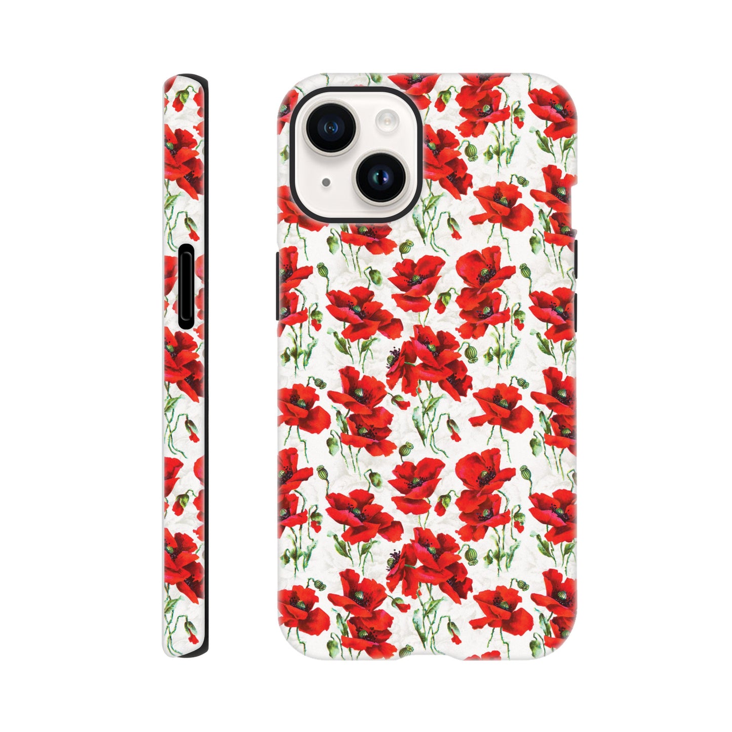 Red poppy design  - Phone case sturdy