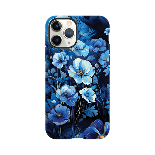 Blue flowers - Phone Case sturdy