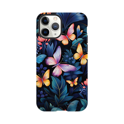 Leaves and butterflies - Phone Case sturdy