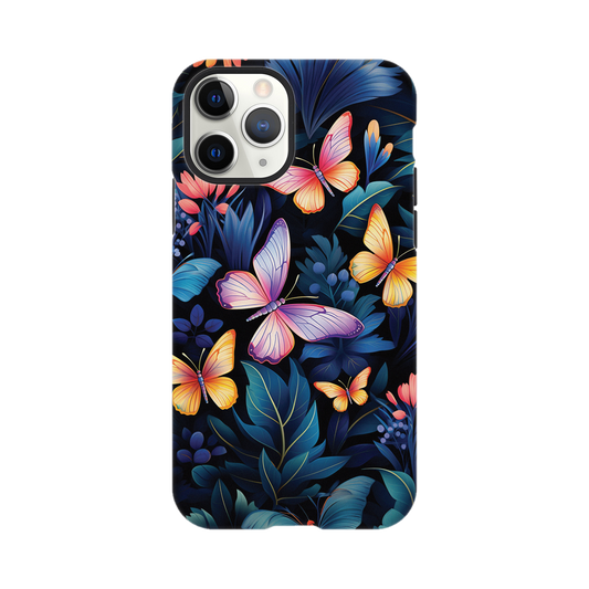 Leaves and butterflies - Phone Case sturdy