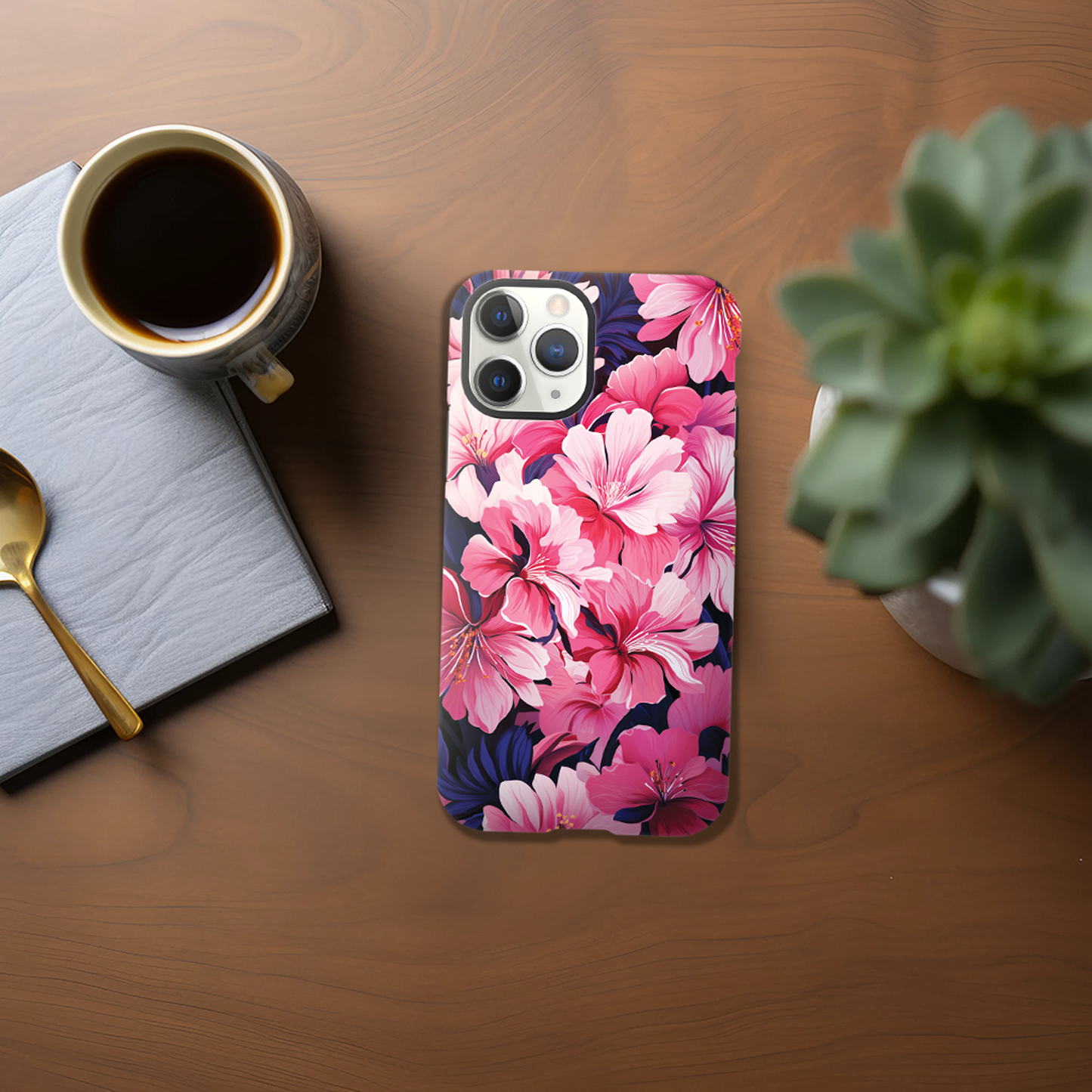 Pink flowers - Phone Case sturdy