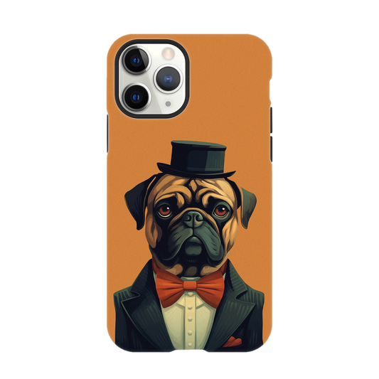 A gentleman Pug - Phone Case sturdy