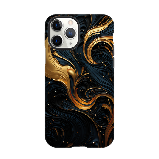 Black and gold art deco pattern II - Phone Case sturdy