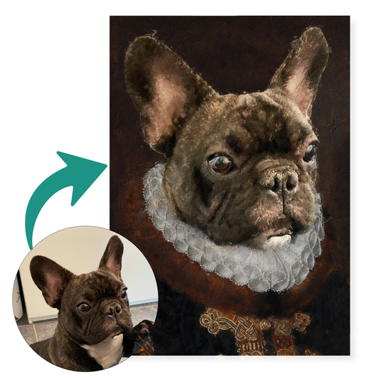 Custom Royal Renaissance Pet Portrait