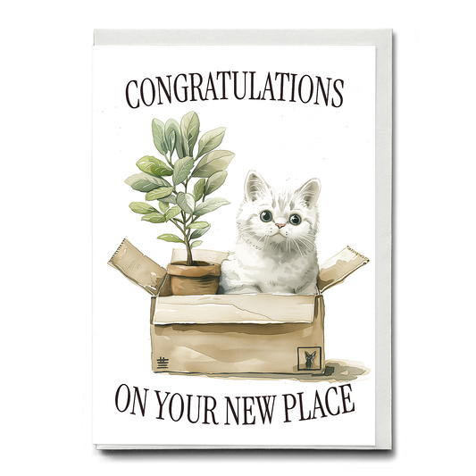 Congrats on your new place - Greeting Card