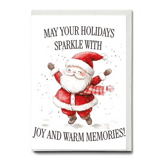 May your holidays sparkle - Greeting Card