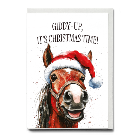 Giddy-up, it’s Christmas time! - Greeting Card