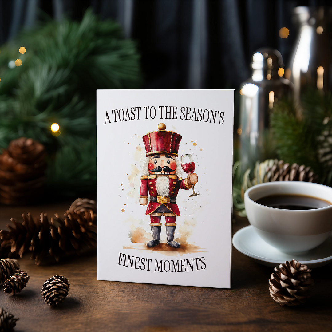 A toast to the season’s - Greeting Card