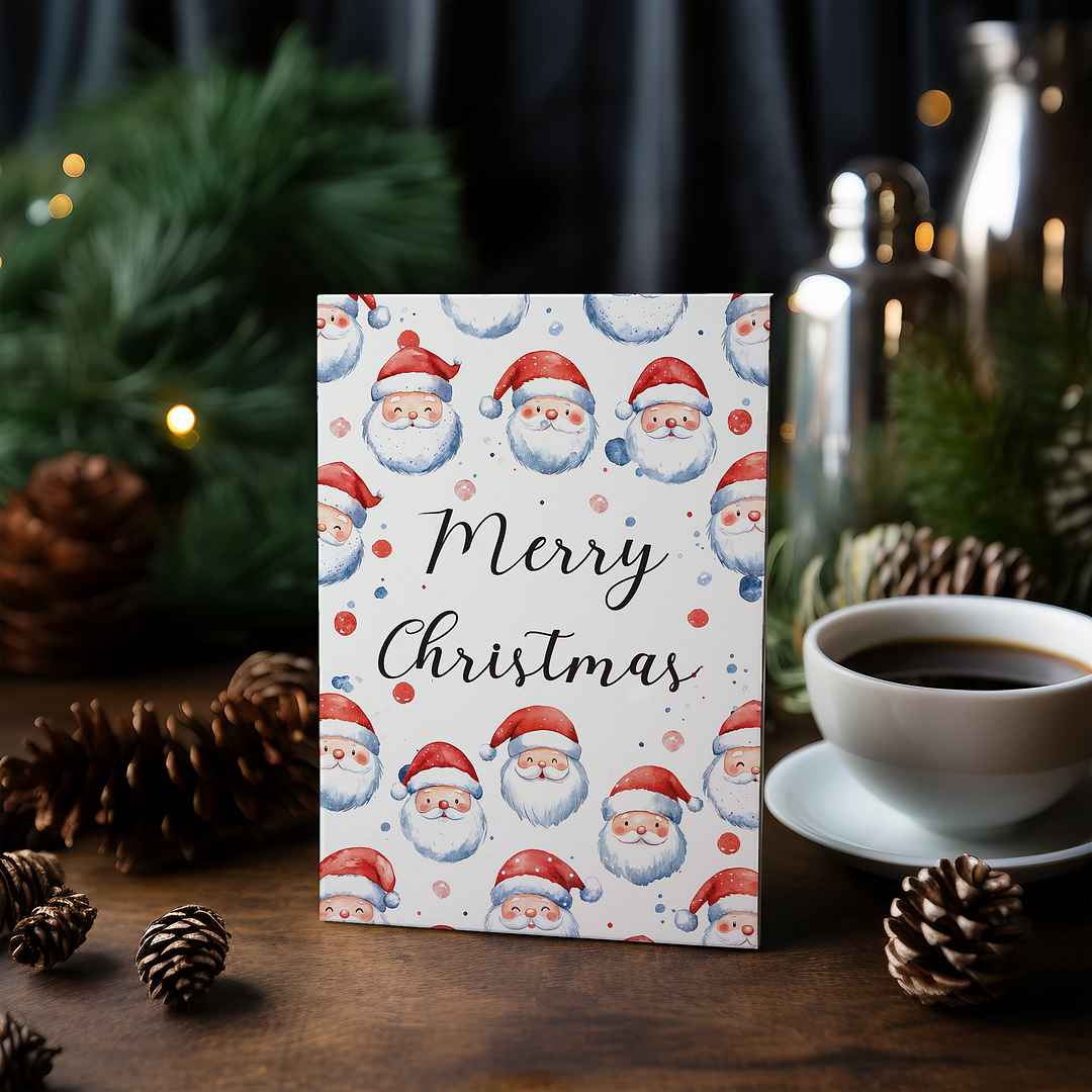 Merry Christmas (Santa) - Greeting Card