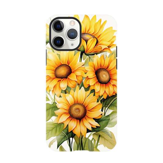 Watercolour sunflowers - Phone case sturdy