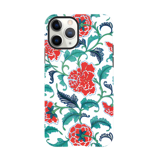 Red floral pattern II - Phone case sturdy