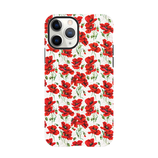 Red poppy design  - Phone case sturdy