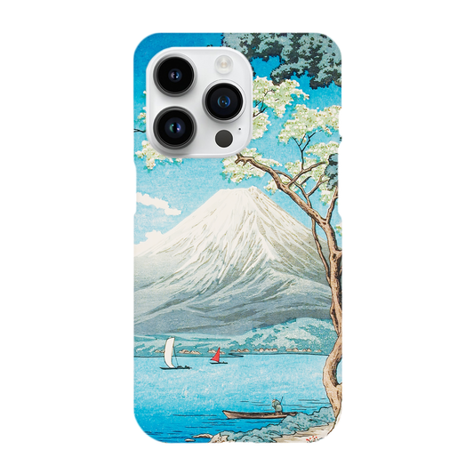 Mount Fuji from Lake Yamanaka by Hiroaki Takahashi - Phone Case