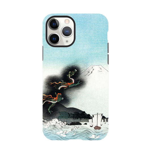 Dragon Rising Over Mount Fuji - Phone Case Sturdy