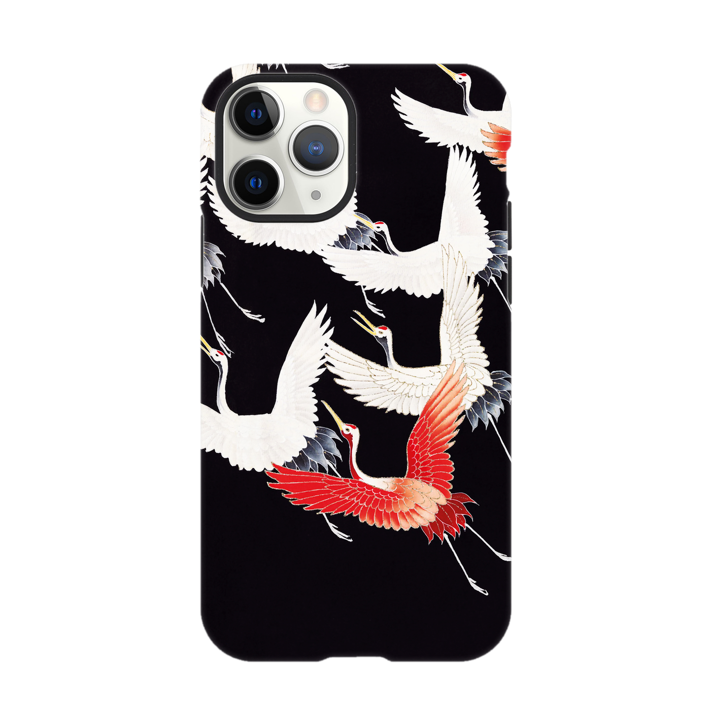 Furisode with a Myriad of Flying Cranes - Phone Case Sturdy