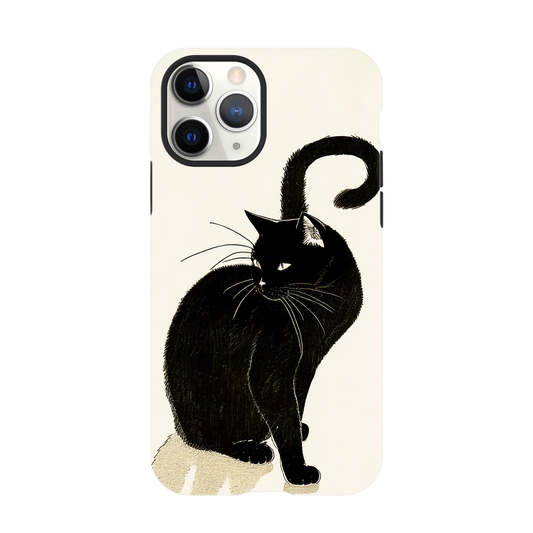 Black cat - Phone Case Sturdy