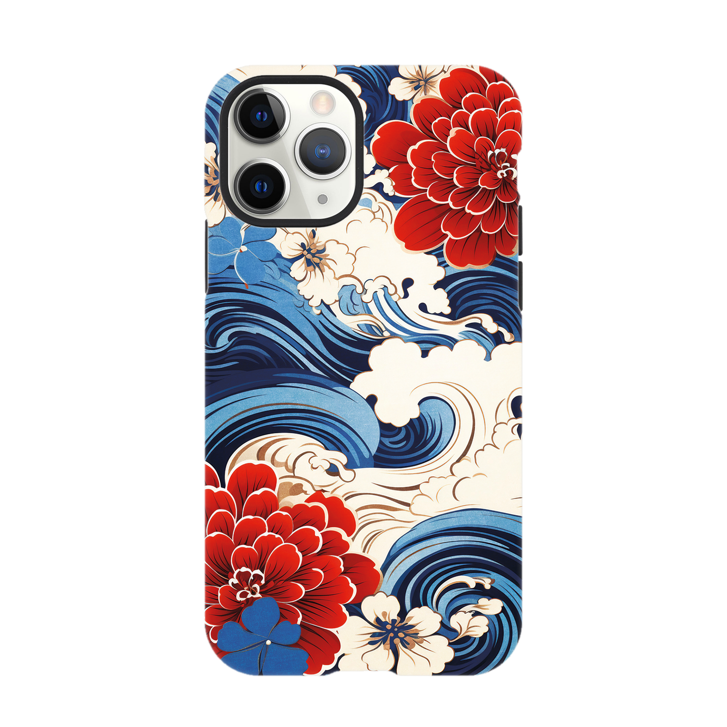 Wavy flower pattern - Phone Case Sturdy