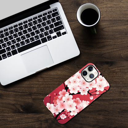 Pink Blossom branch - Phone Case Sturdy