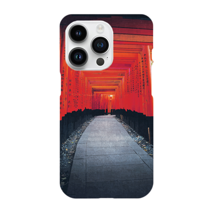 Fushimi Inari Shrine Gate In Kyoto Japanese Woodblock - Phone Case