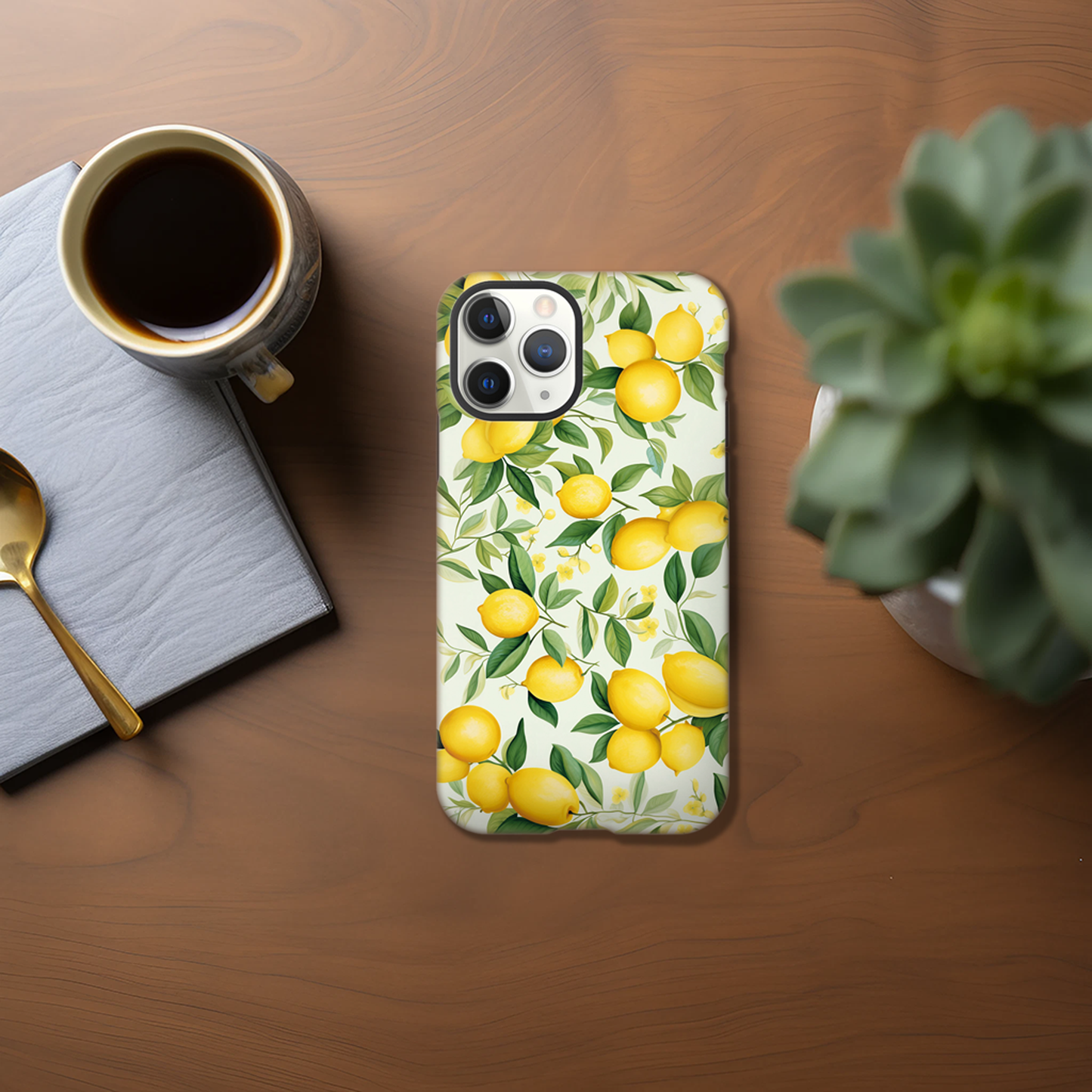 Cute lemon pattern - Phone Case Sturdy