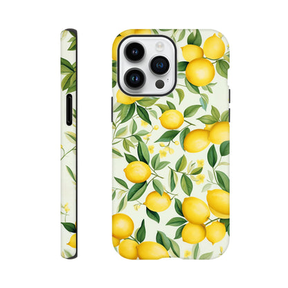 Cute lemon pattern - Phone Case Sturdy