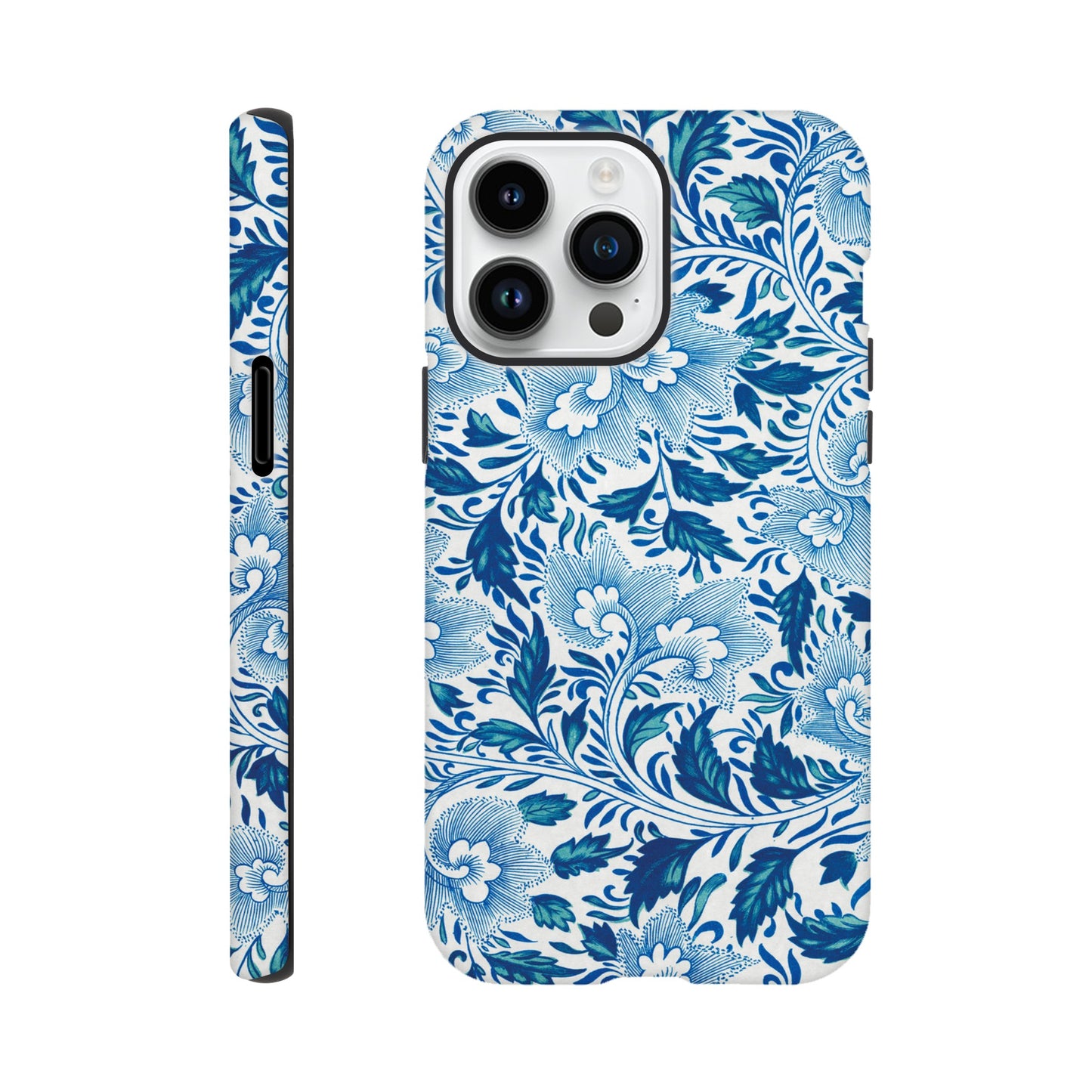 Flower illustration of Chinese Ornament by Owen Jones - Phone case sturdy